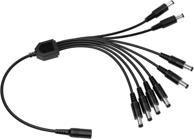 DC 1 Female to 8 Male Output Power Splitter Cable